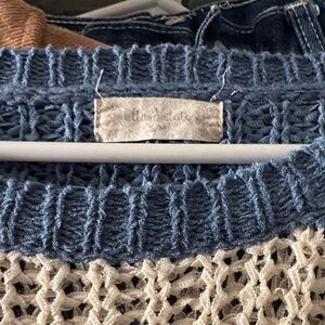 Blue and Cream Sweater by Altard State